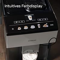 Siemens Kaffeevollautomat EQ500 classic TP516DX3, App-Steuerung, viele Kaffeespezialitäten, integr. Milchbehälter, Doppeltassenfunktion, automat. Dampfreinigung, 1500 W, Edelstahl/Klavierlack schwarz – Ansicht 4