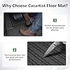 Cacartist Floor Mat Custom Fit for Ford Bronco Sport 2021-2025 2026 & Ford Maverick (Not Hybrid) 2022-2025 Accessories TPE 3D All Weather Floor Liners for Bronco 1st & 2nd Row