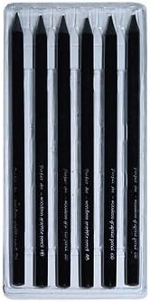 Woodless Graphite Pencil 6pce 2H HB 2B 4B 6B 8B 175mm Length