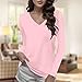 Women's Plus Size Lightweight Base Layer Top Long Sleeve Shirt for Comfortable All-Day Wear (L) Pink