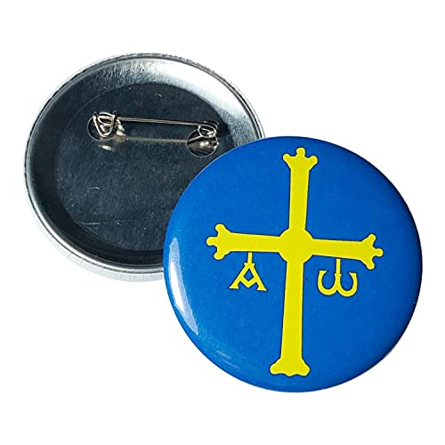 Imán Con Escudo De Asturias - 45x75 Mm, Perfecto Para Nevera O Tablón De Notas