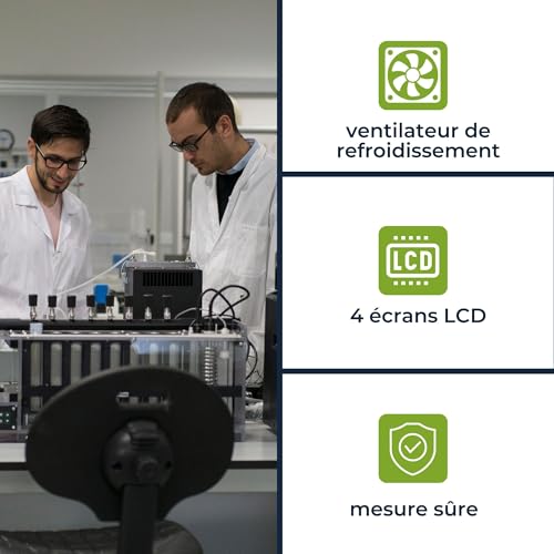 Alimentation de laboratoire réglable Velleman avec quadruple affichage LCD - 5