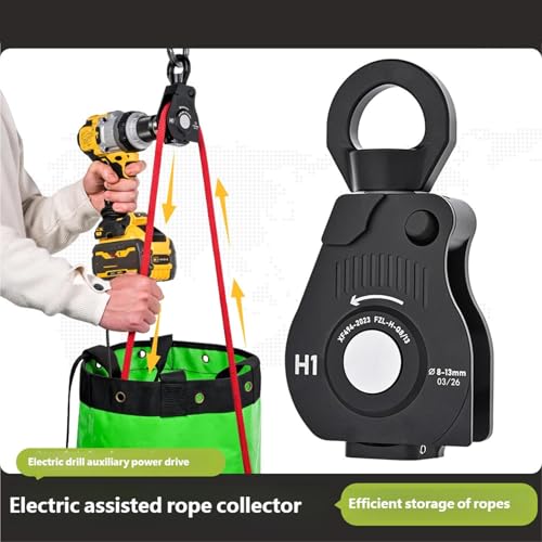 Bobine de corde d'escalade électrique rétractable pour haute altitude - 3
