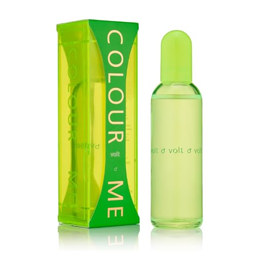 COLOUR ME Volt Profumo da uomo, Eau de Parfum 90 ml, fragranza di lusso - Dopobarba da uomo, persistente Fragranza di Milton-Lloyd, 90ml