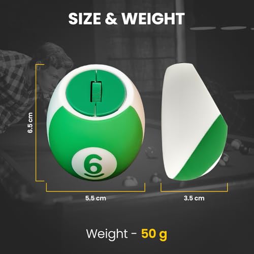 Image of Sports 123 Addition Bluetooth Mouse with 2.4 GHz & BT 5.3 Dual Wireless, 6 Buttons, C-Type Charging, RGB Lights, Connect 3 Devices, Ergonomic Design for Laptop, Smartphone, Tablet (Pool)