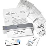 PRT Inkless Portable Printer for Travel, Wireless Thermal Printer Support 8.5 x 11 US Letter A4 B5, Bluetooth...