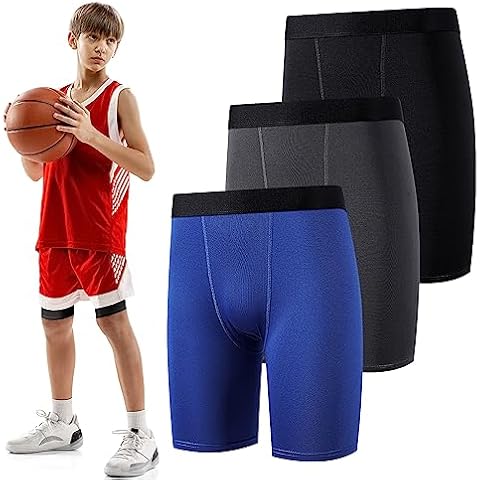 Hoolerry Youth Boys Compression Shorts Cover