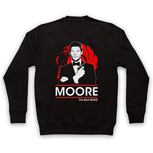 Sweat Roger Moore cadeau idéal anniversaire fan d'espionnage double O