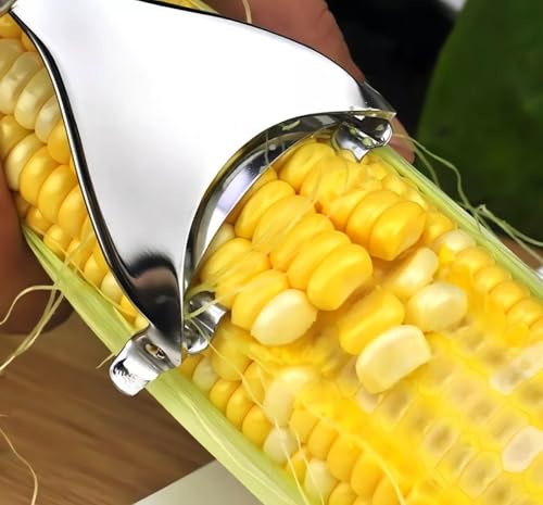 Descascador e Raspador Espiga de Milho Multifuncional em Aço Inox Premium Original