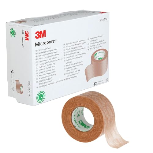 Pansement Micropore 1533-1 hypoallergénique et respirant lot de 12