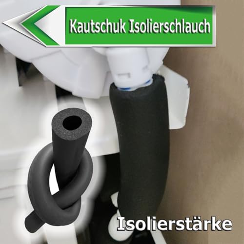 Rohrisolierungsfolie für den Außenbereich, Frostschutz-Schaumstoff-Rohrabdeckungen für Wasserrohre, 30 mm dick, passend für ID 22 mm, 25 mm, 34 mm, 48 mm, 76 mm, 108 mm – Lagging Solution