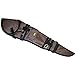 TrailMax Rifle Scabbard, Soft-Sided Gun Case, Quick Access, Accommodates 26 inch Barrel & 56mm Scope with 1 inch Turrets, Secure on a Horse or ATV, PVC-Coated 600-denier Poly Shell, Brown