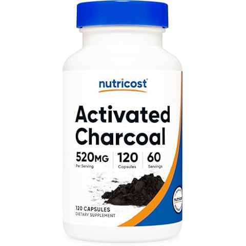 Nutricost Activated Charcoal Capsules - Premium Quality Cover
