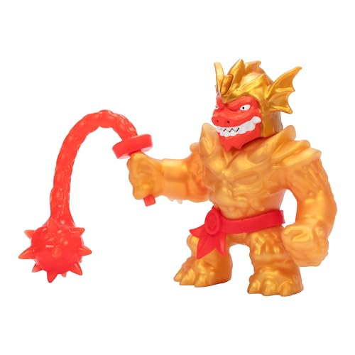 Miniatura 7 de Heroes Of Goo Jit Zu Stretch Strikers Deluxe Hero Pack Blazagon, Figura De Acción Elástica Con Más De 20 Impresionantes Sonidos De Batalla, Armadura Elástica Y Arma Elástica, 2 Para Coleccionar