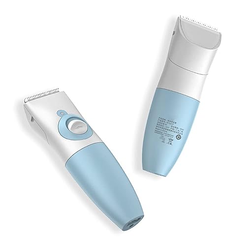 Miniatura 5 de Cortadora de pelo para bebés, cuchilla de cerámica eléctrica para niños, ultra silenciosa, inalámbrica, recargable, impermeable, kit de corte de