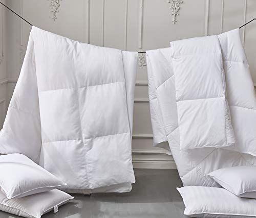 Kathy Ireland KI007452 White Feather Goose Down Comforter-All Season Warmth thumb #1