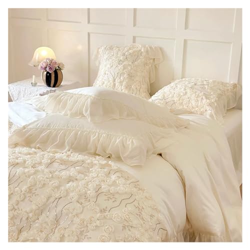 Parure de lit princesse en mousseline blanche pour transformer votre chambre en suite royale