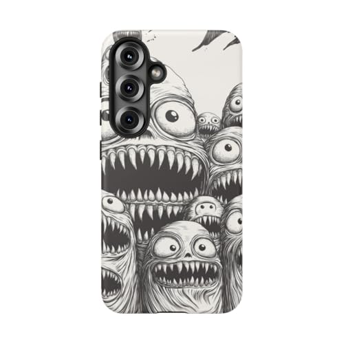 Coque Galaxy S25 Slimy Monster Heads noir rigide antichoc