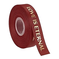 ASTARON Ruban De Satin Pour Travaux Manuels De Saint-Valentin, 2,5 Cm, Rouge Et Rose, Couleur Unie, Pour Emballage De Cadeaux, Bouquets, Nœuds Pour