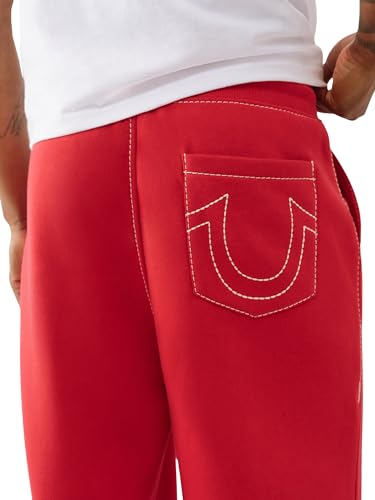 True Religion Men's NO1 Baggy Big T Sweatpants4