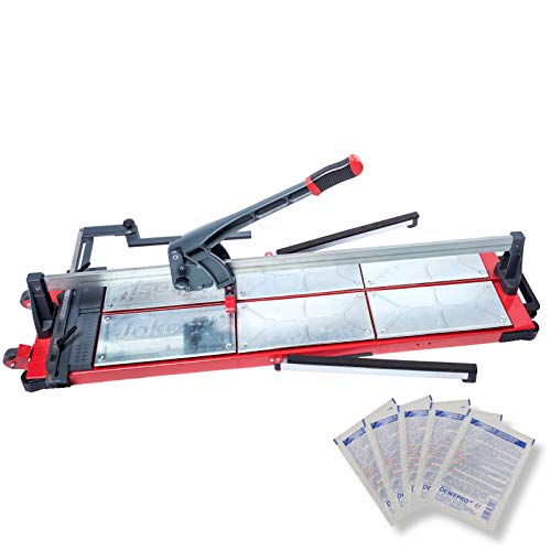 JOKOSIT® Fliesenschneider PROFI-CUT 900 mm – Profi Fliesenschneidmaschine mit Hartmetall-Schneidrädchen – inkl. 5x DEWEPRO SingleScrubs Reinigungstücher JOKOSIT® Fliesenschneider PROFI-CUT 900 mm – Profi Fliesenschneidmaschine mit Hartmetall-Schneidrädchen – inkl. 5x DEWEPRO SingleScrubs Reinigungstücher