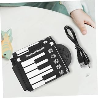 Levemolo 1 Jeu De 49 Touches De Piano À Roulettes Pour Enfants Clavier De Musique Pour Enfants Piano Pour Enfants Piano Éducatif Enroulable Pianos À Clavier Musique Enroulable Piano - Les Beatles, Paul McCartney, John Lennon, RIngo Starr, George Harrison Levemolo 1 Jeu De 49 Touches De Piano À Roulettes Pour Enfants Clavier De Musique Pour Enfants Piano Pour Enfants Piano Éducatif Enroulable Pianos À Clavier Musique Enroulable Piano – Image 7