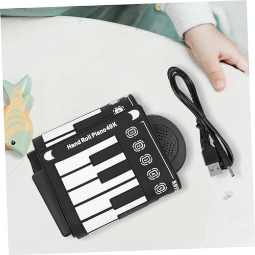 Levemolo 1 Jeu De 49 Touches De Piano À Roulettes Pour Enfants Clavier De Musique Pour Enfants Piano Pour Enfants Piano Éducatif Enroulable Pianos À Clavier Musique Enroulable Piano - Les Beatles, Paul McCartney, John Lennon, RIngo Starr, George Harrison Levemolo 1 Jeu De 49 Touches De Piano À Roulettes Pour Enfants Clavier De Musique Pour Enfants Piano Pour Enfants Piano Éducatif Enroulable Pianos À Clavier Musique Enroulable Piano – Image 8