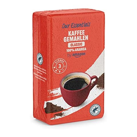 Our Essentials by Amazon Kaffee Classic 100% Arabica, Gemahlener Röstkaffee, 500g Cover