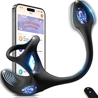 💗【Neues Upgrade mit App-Steuerung】App-gesteuerte Analvibratoren für Mann mit 6 interaktiven Modi: Standard-9 Vibrationsmodus, Touchscreen-DIY-Modus, Audio-/Videomodus, Musikmodus, Mit-Freunden-Modus & Community-Dating-Modus – für grenzenlose Lust gen...