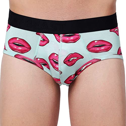 Image of Sexy Beast Printed Mens Briefs Underwear- Anti Bacterial, Moisture Wicking, Super Soft Micromodal Mens Underwear Briefs