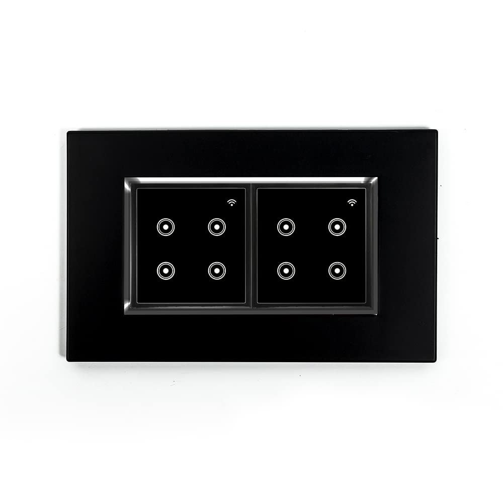 L&G 4 Modular Wifi Smart Touch Switch, 8 Switch Control, Smart Touch