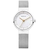 BERING Time 14426-001 Women's Solar Collection Watch with Mesh Band and scratch resistant sapphire crystal. Designed in Denmark.