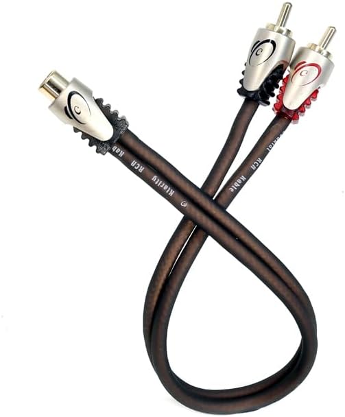 KnuKonceptz Klarity RCA Cable 2 Channel RCA Interconnect (1F-2M Y Adapter) image 2