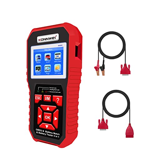 VOOCHIE KW880 Testador de bateria universal e bateria de carro compatível com scanner de falha de di