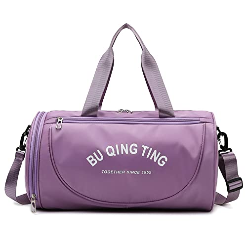 Kaxich Travel Duffel Bag Sports Gym Bag with Shoe Compartment Dry Wet Separated Holdall Bags Weekender Handbag for Sports, Fitness, Camping, Weekend and Swimming