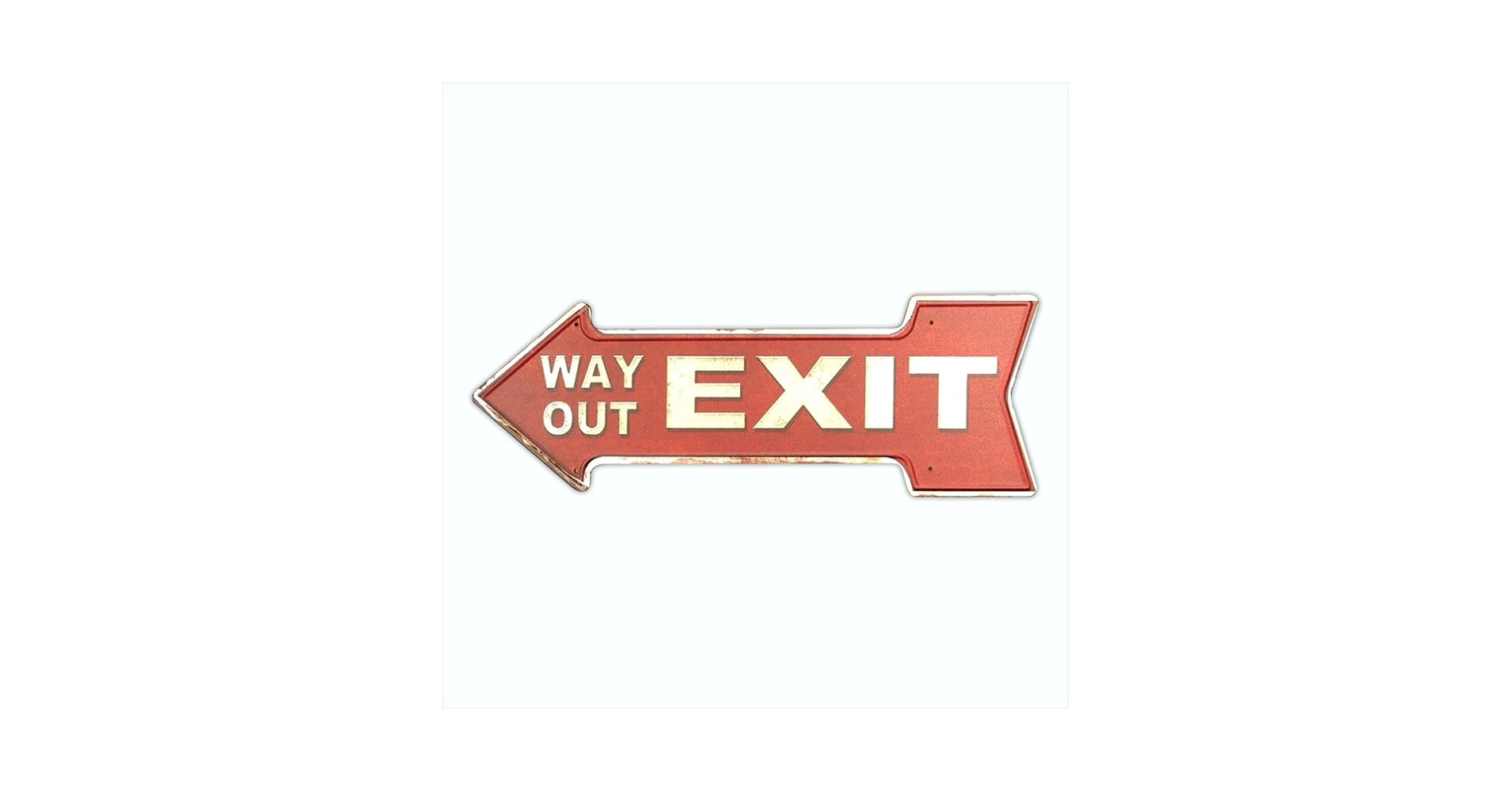 Amazon.co.jp: EXIT OPEN アメリカン雑貨 サインプレート ブリキ