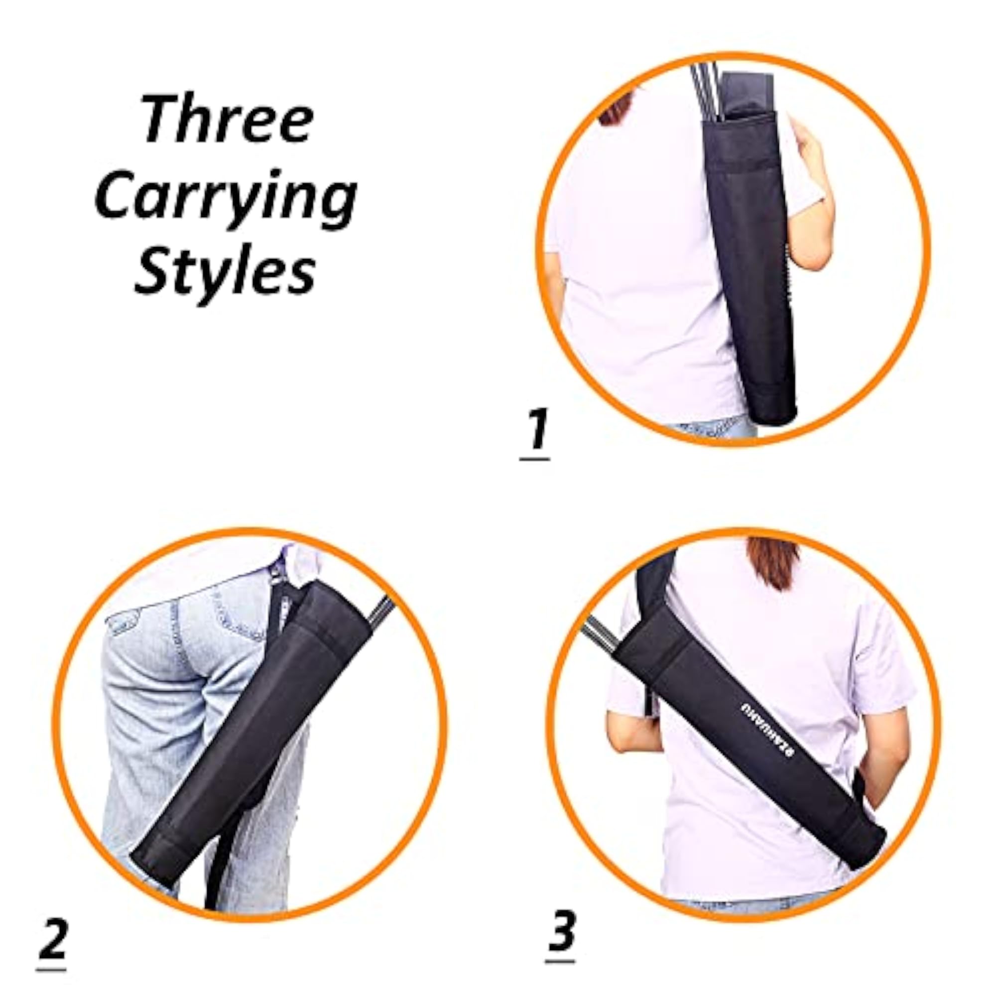 Archery Back Arrow Quiver Holder with Belt Clip