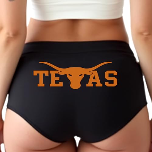 Sexy Girl Rock Texas State Sports Panties – USA Southern Gift Underwear for Women, Girls, Tourists & Country Babes4