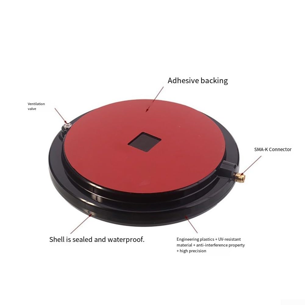 Antenna GNSS a piena frequenza con connettore, impermeabile IP67, guadagno 45dBi, impedenza 50 Ohm, GPS multi-banda L1/L2/L5, BDS B1/B2/B3, GLONASS L1/L2, per applicazioni di misurazione ad alta