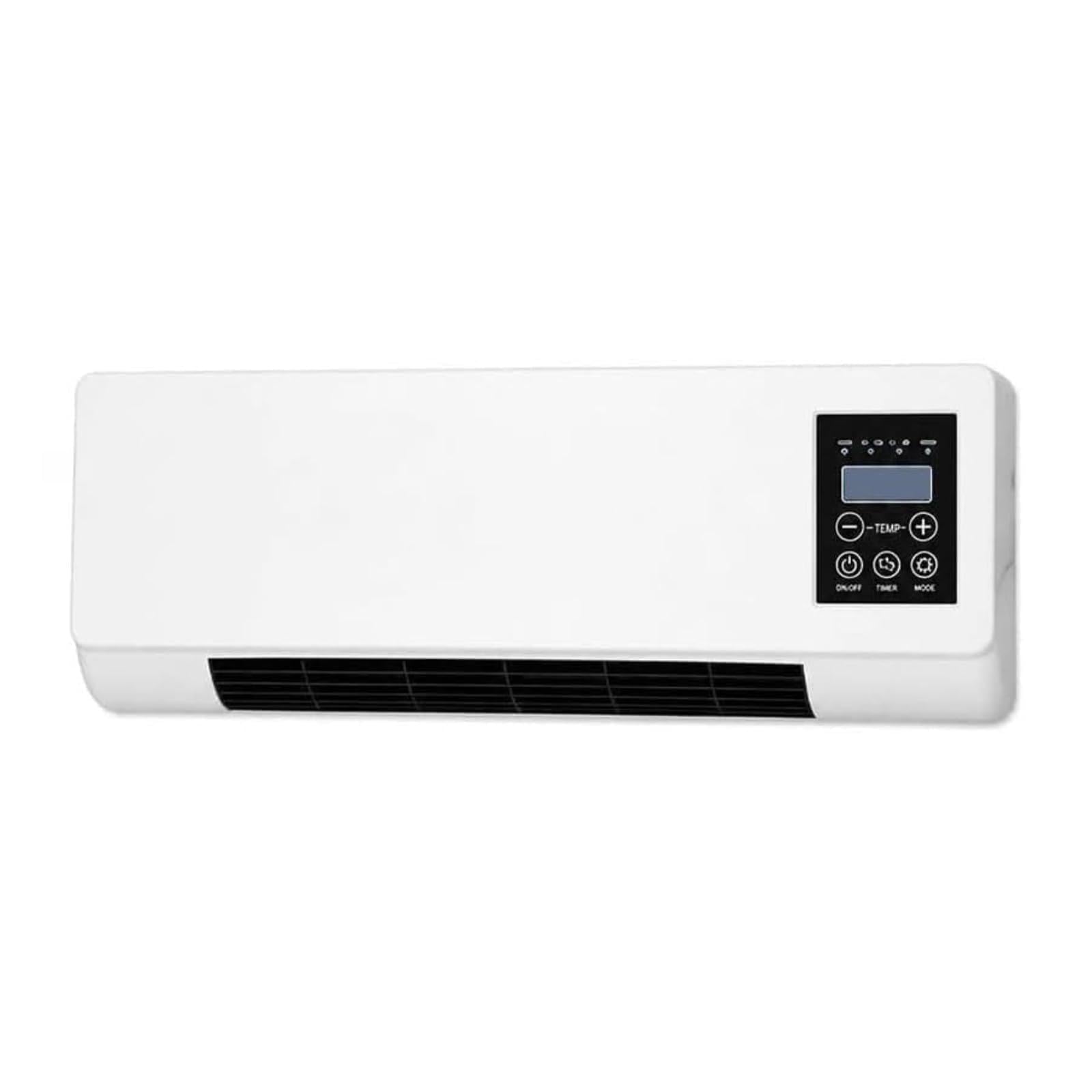 Wandmontage Luftkühler Lüfter, 2-in-1 tragbares beheiztes gekühltes Breeze-Gerät, energieeffizienter stiller Betrieb, keine Installation für Schlafzimmer-Büro-Hausgebrauch erforderlich