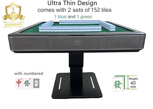 Mesa automática plegable de Mahjong ultradelgada con ruedas miniatura 3