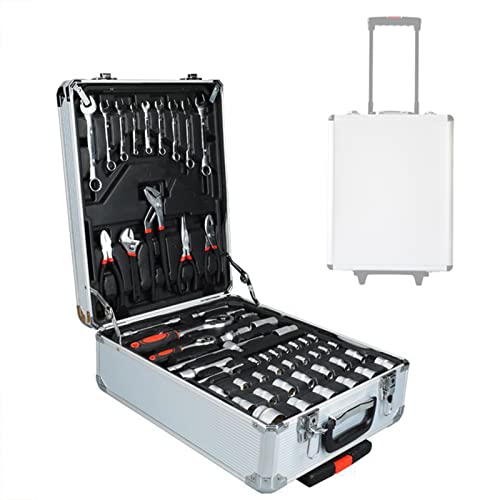 Set combinado de herramientas de 499 piezas con caja portátil