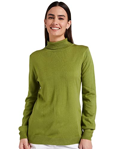 Image of Amazon Brand - Symbol Women's Acrylic Casual High Neck Pullover Sweater