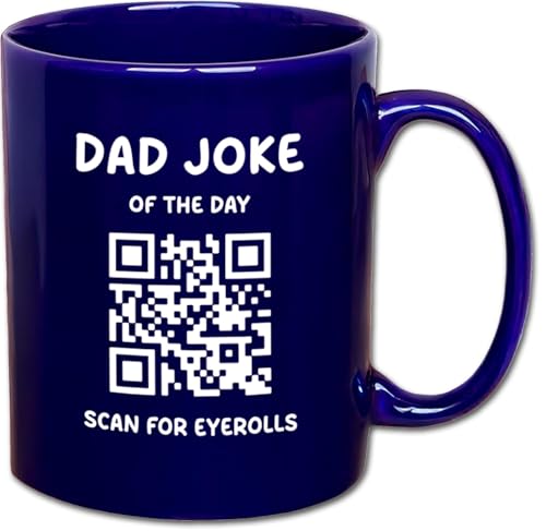 Daily Dad Joke Mug with QR Code