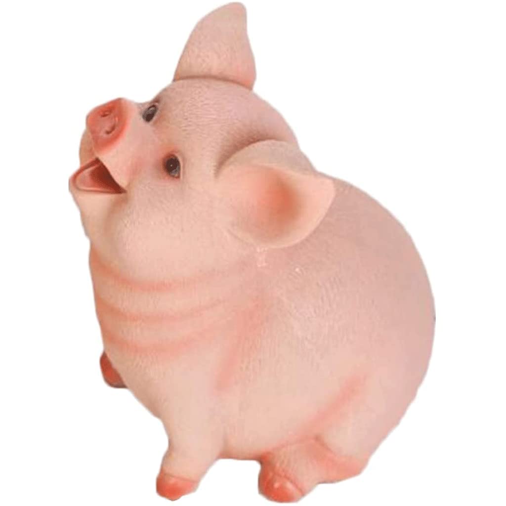 Amazon.co.jp: かわいい豚のコイン貯金箱、飛散防止貯金箱、壊れない創造的な貯金箱、1500コインを保存できます、最高の誕生日プレゼント :  おもちゃ