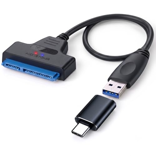 FRIGRAF SATA to USB 3.0 Adapter Cable (2.5 SSD&HDD up to 6T SATA Adapter)
