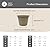 The HC Companies Prima Round Plastic Plant Pot w/Rolled Rim - Lightweight & UV Resistant Flower Pot for Herbs & More - Outdoor & Indoor Plant Pots w/Drainage (20 inch, Sandstone, Pack of 1)