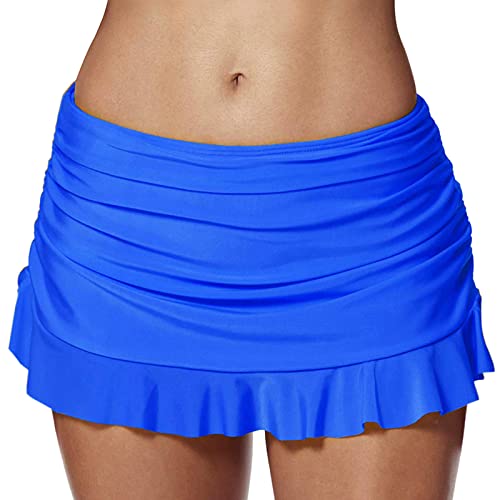Maillot de bain femme jupe taille haute cachant les rondeurs