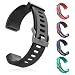 ID115 PLUS HR Replacement Wristbands - Adjustable Replacement Bands for Activity Tracker ID115 PlusHR, ID115 Plus, 5 Colors One Set (Black, Red, Blue, Green, Purple)
