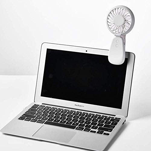 Ventilateur portable USB à clip MU bicolore pliable avec 2 vitesses